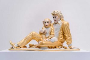 Michael Jackson and Bubbles